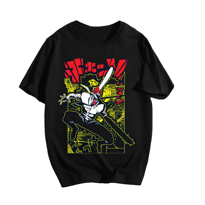 Chainsaw Man Denji Japanese T Shirts - Evangelion Store