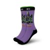 neon genesis evangelion unit 01 socks anime custom socks pt10 gearanime - Evangelion Store