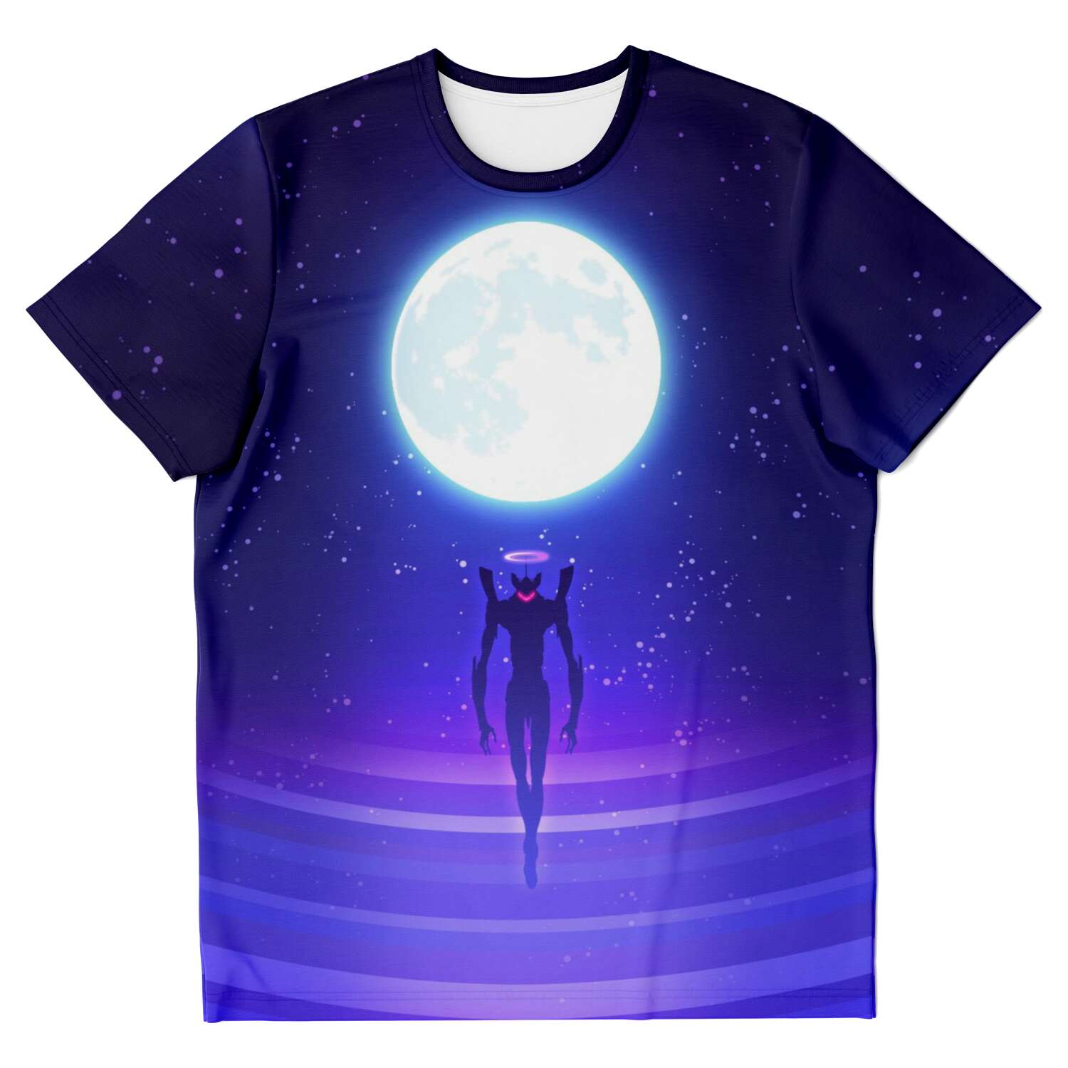 Evangelion Angel Moon Night 3D T-shirt