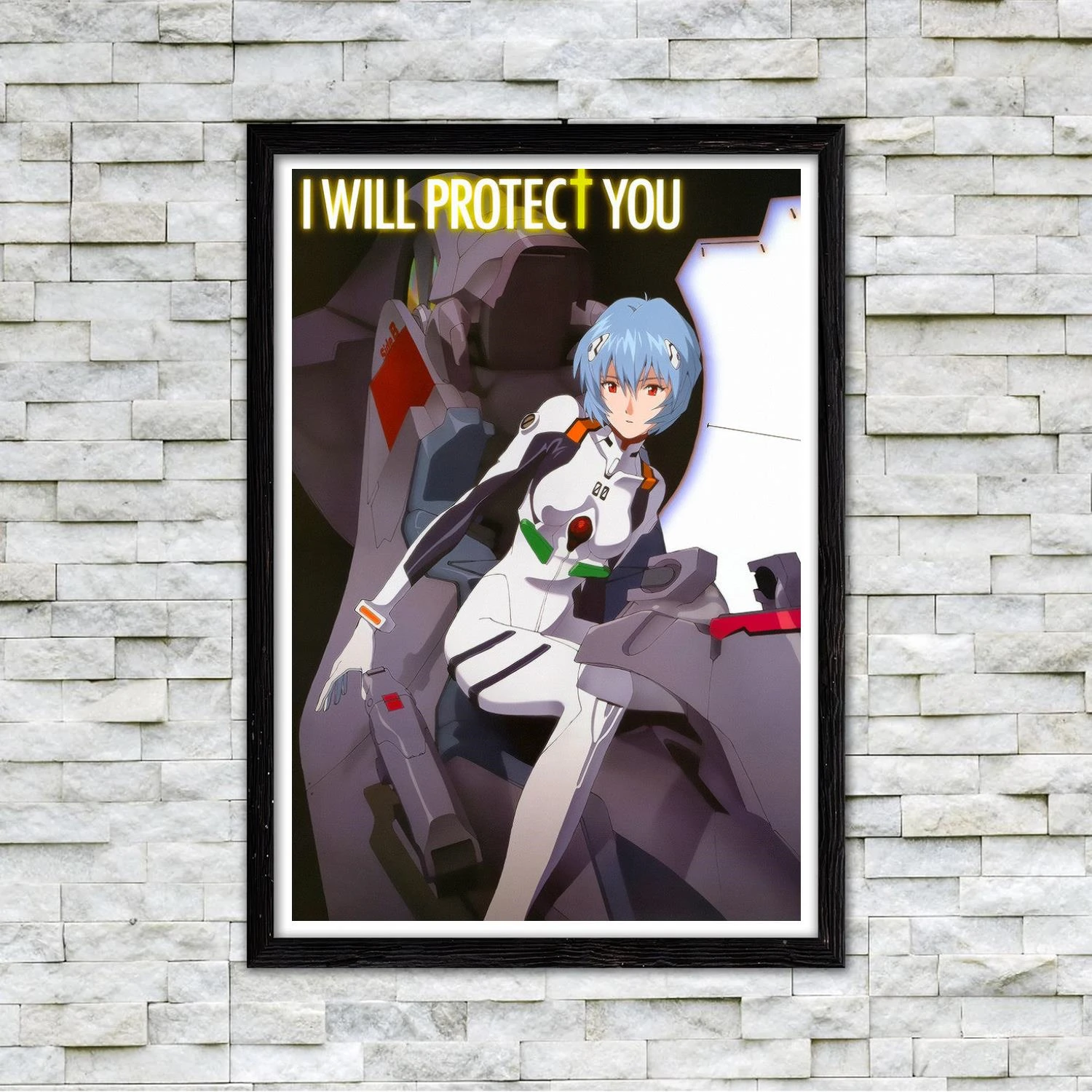Classic Neons Genesis Asuka Mari Evangelions Poster Canvas Painting Posters and Prints Wall Art Picture Home 2 - Evangelion Store