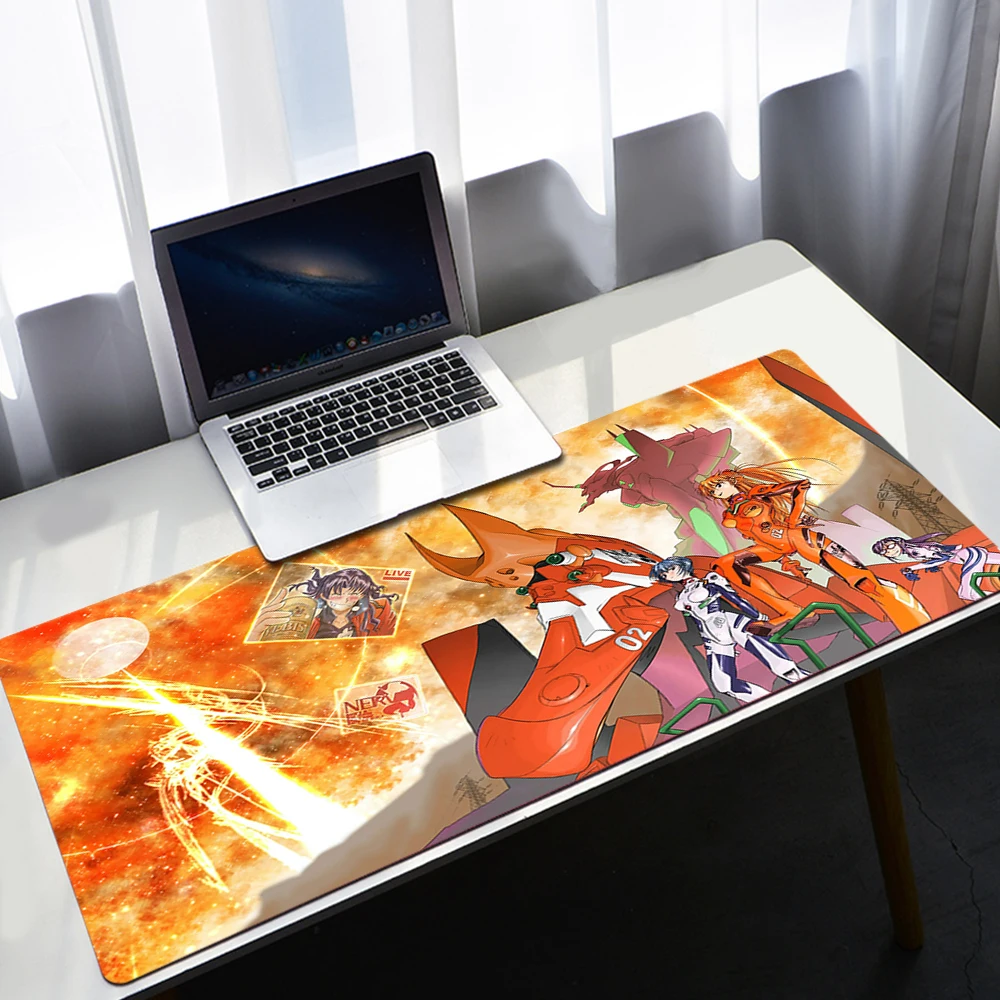 E Evangelion Desk Mat Xxl Gaming Mouse Pad Mause Large Anime Gamer Accessories Pads Protector Mousepad 3 - Evangelion Store