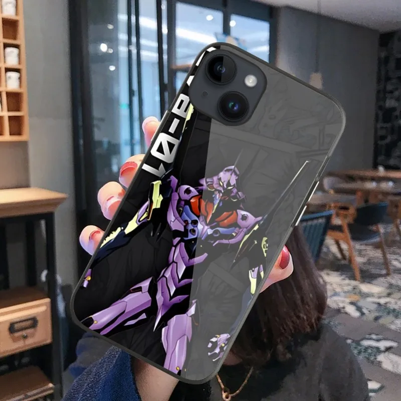 Neon Genesis Cool E Evangelion Phone Case For iPhone 14 13 12 11 Plus Mini Pro - Evangelion Store