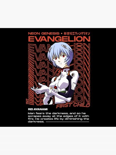 Rei Ayanami Evangelion Aesthetic Tapestry Official Cow Anime Merch
