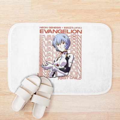Rei Ayanami Evangelion Aesthetic Bath Mat Official Cow Anime Merch