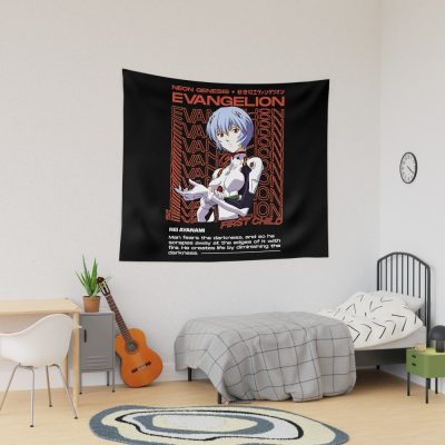 Rei Ayanami Evangelion Aesthetic Tapestry Official Cow Anime Merch