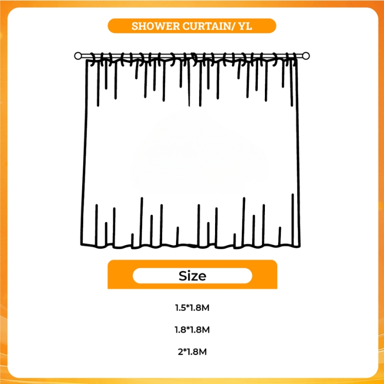 3D shower curtain - Evangelion Store